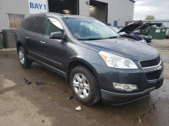 1GNKRFED4CJ362691 - 2012 CHEVROLET TRAVERSE LS GRAY photo 4