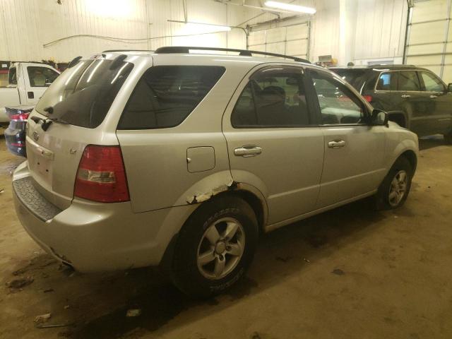 KNDJC735785786860 - 2008 KIA SORENTO EX SILVER photo 3