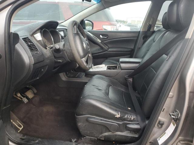 JN8AZ18U09W019878 - 2009 NISSAN MURANO S SILVER photo 7