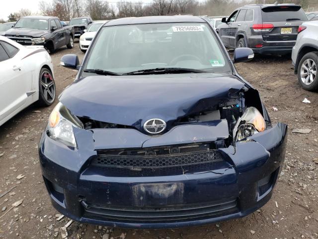 JTKKUPB43D1029006 - 2013 TOYOTA SCION XD BLUE photo 5