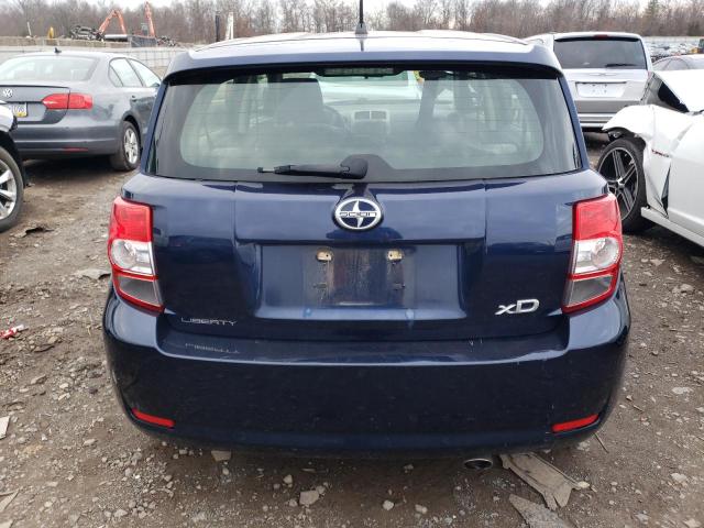 JTKKUPB43D1029006 - 2013 TOYOTA SCION XD BLUE photo 6