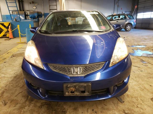 JHMGE88479C001114 - 2009 HONDA FIT SPORT BLUE photo 5