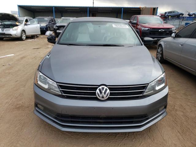 3VWD17AJ5FM213110 - 2015 VOLKSWAGEN JETTA SE GRAY photo 5