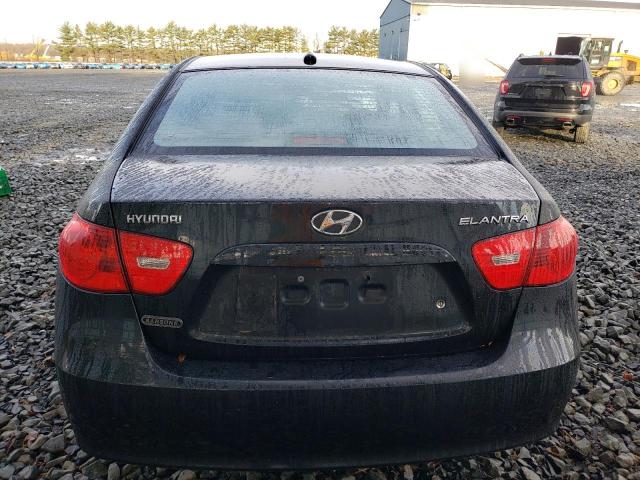 KMHDU46D37U127654 - 2007 HYUNDAI ELANTRA GLS BLACK photo 6