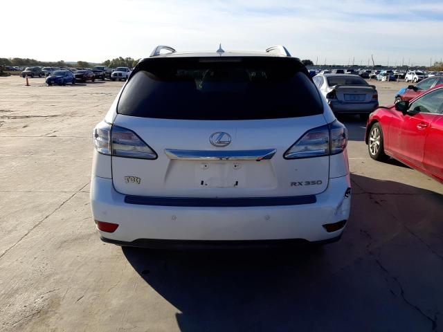 2T2BK1BA4CC131212 - 2012 LEXUS RX 350 WHITE photo 6