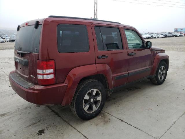 1J8GN28K88W286005 - 2008 JEEP LIBERTY SPORT BURGUNDY photo 3