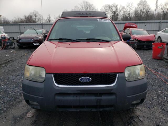 1FMYU04112KD80950 - 2002 FORD ESCAPE XLT RED photo 5