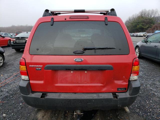 1FMYU04112KD80950 - 2002 FORD ESCAPE XLT RED photo 6