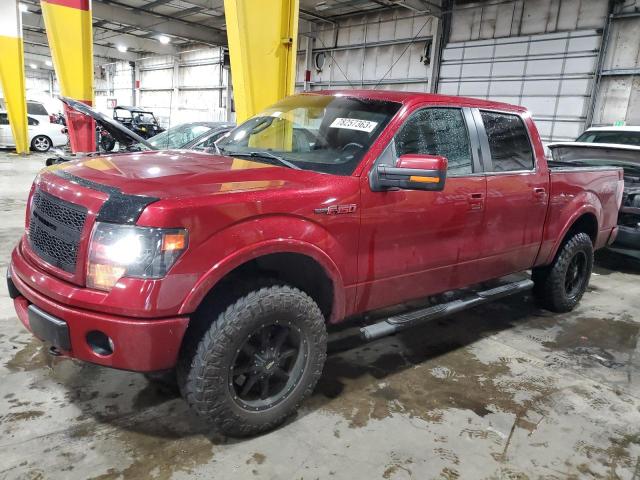 1FTFW1E67EFC21837 - 2014 FORD F150 SUPERCREW RED photo 1
