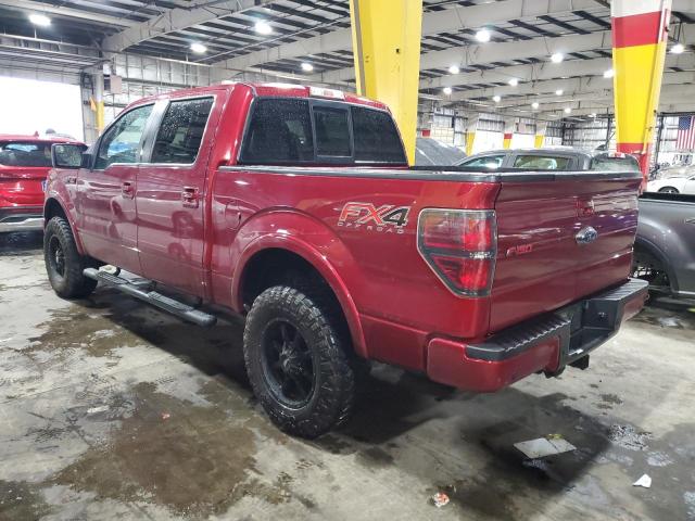 1FTFW1E67EFC21837 - 2014 FORD F150 SUPERCREW RED photo 2