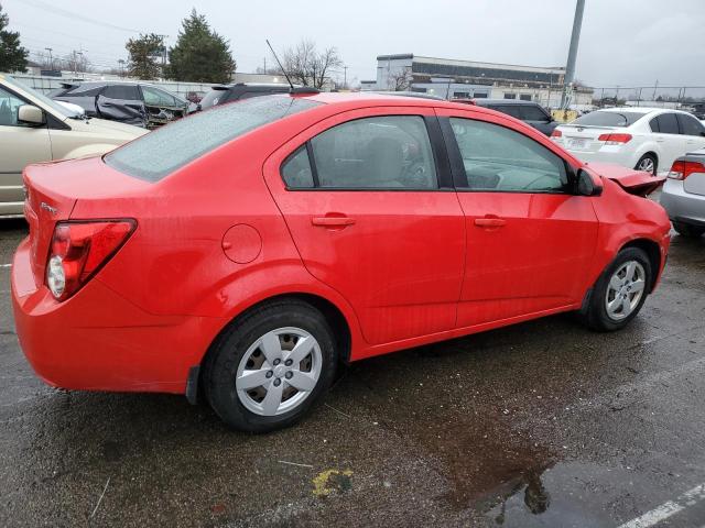 1G1JA5SH5F4218088 - 2015 CHEVROLET SONIC LS Қызыл фото 3