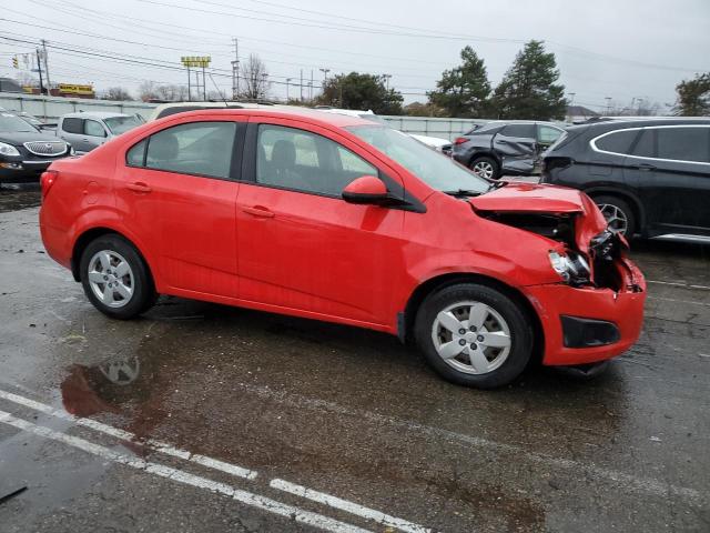 1G1JA5SH5F4218088 - 2015 CHEVROLET SONIC LS Қызыл фото 4