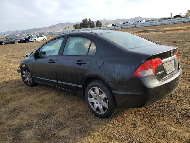 2HGFA1F50BH521574 - 2011 HONDA CIVIC LX BLACK photo 3