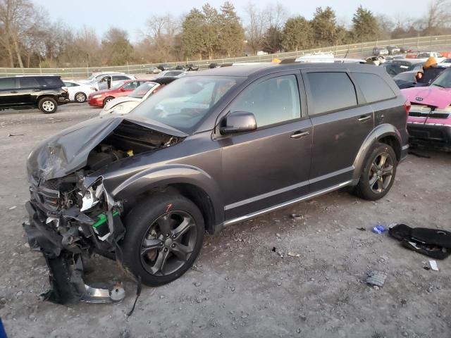 3C4PDCGG7ET261093 - 2014 DODGE JOURNEY CROSSROAD GRAY photo 1