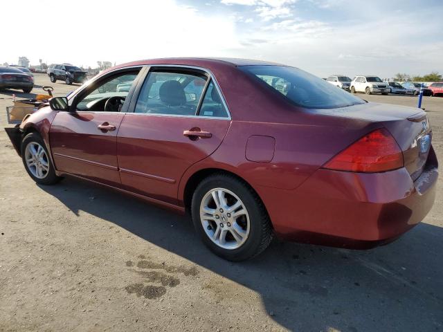 1HGCM56366A053211 - 2006 HONDA ACCORD SE RED photo 2