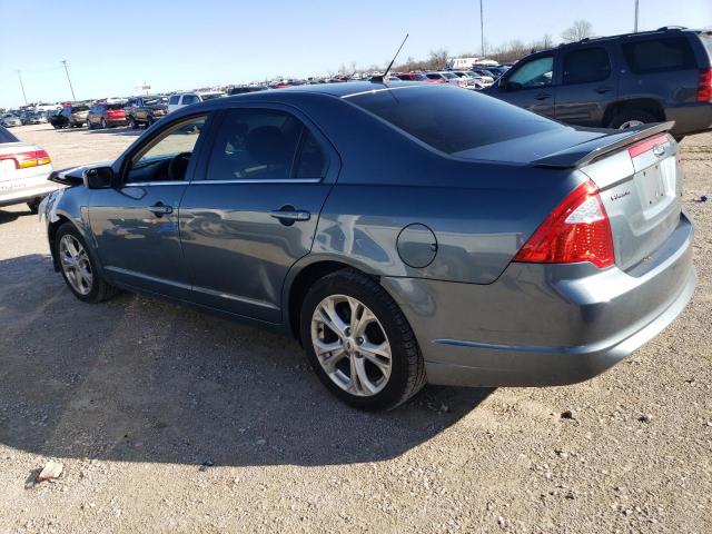 3FAHP0HA5CR107132 - 2012 FORD FUSION SE GRAY photo 2