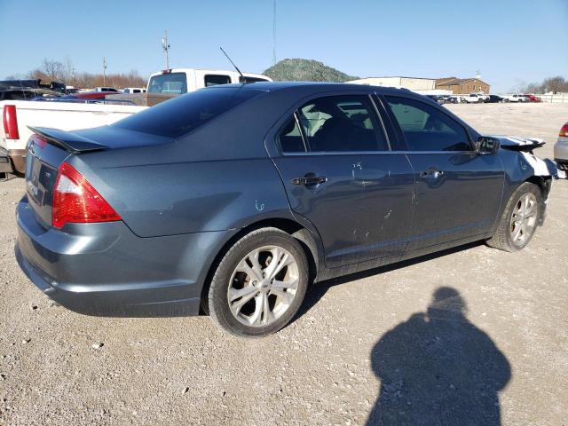 3FAHP0HA5CR107132 - 2012 FORD FUSION SE GRAY photo 3