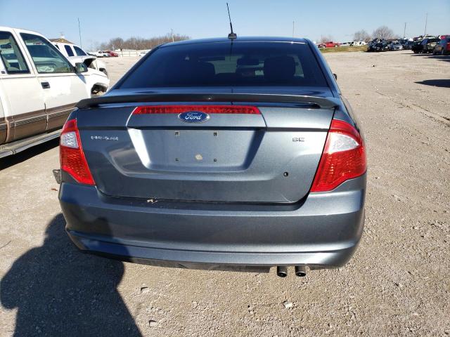 3FAHP0HA5CR107132 - 2012 FORD FUSION SE GRAY photo 6