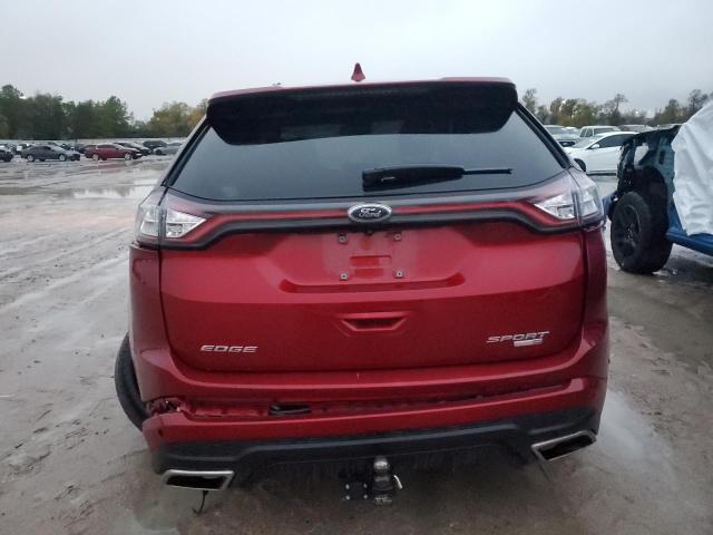 2FMPK4AP0GBB93993 - 2016 FORD EDGE SPORT RED photo 6