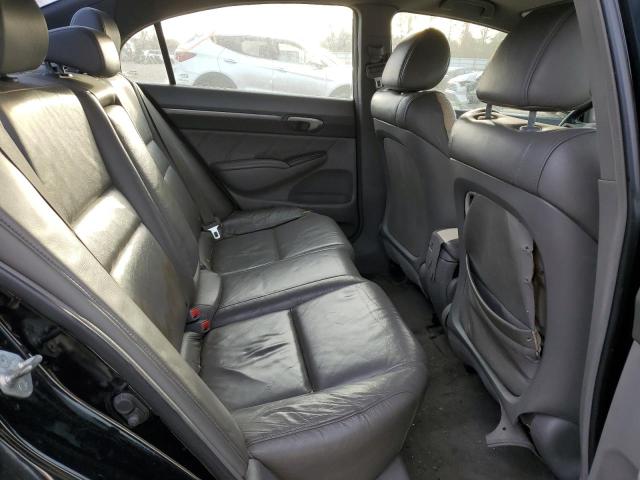 2HGFA16928H352170 - 2008 HONDA CIVIC EXL შავი ფოტო 10