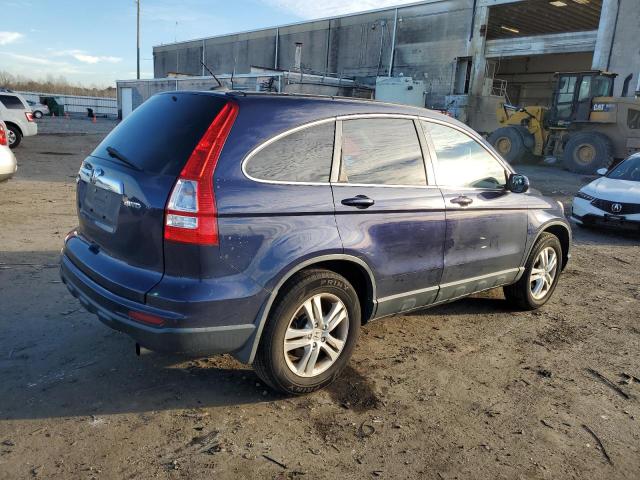 5J6RE4H75AL096817 - 2010 HONDA CR-V EXL BLUE photo 3