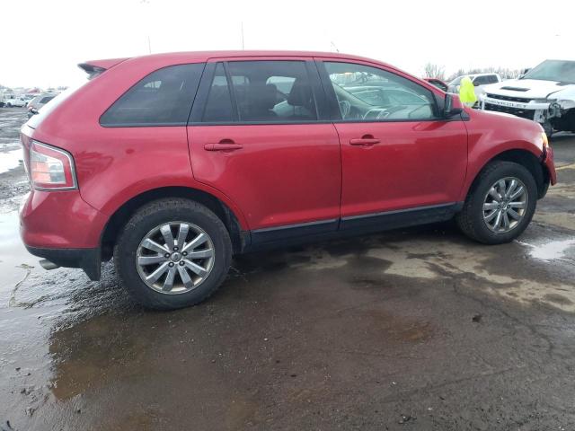 2FMDK3JCXABA24582 - 2010 FORD EDGE SEL RED photo 3