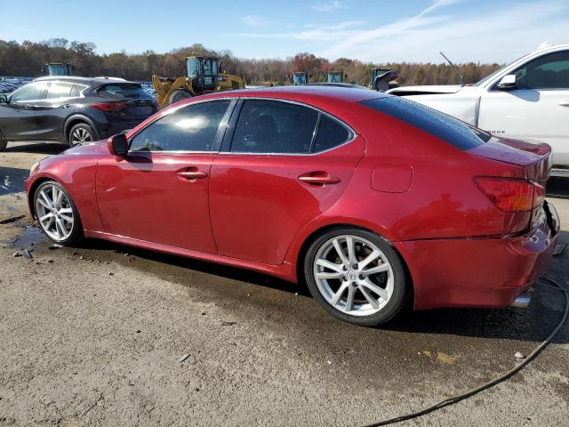 JTHBE262865001888 - 2006 LEXUS IS 350 MAROON photo 2