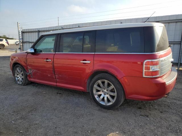 2FMGK5DC6ABA39116 - 2010 FORD FLEX LIMITED RED photo 2