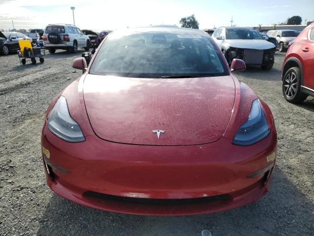 5YJ3E1EB5MF085827 - 2021 TESLA MODEL 3 RED photo 5