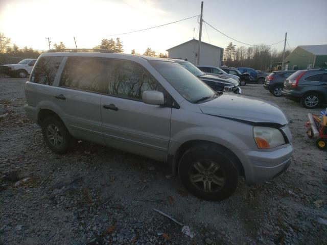 5FNYF18615B034408 - 2005 HONDA PILOT EXL SILVER photo 4