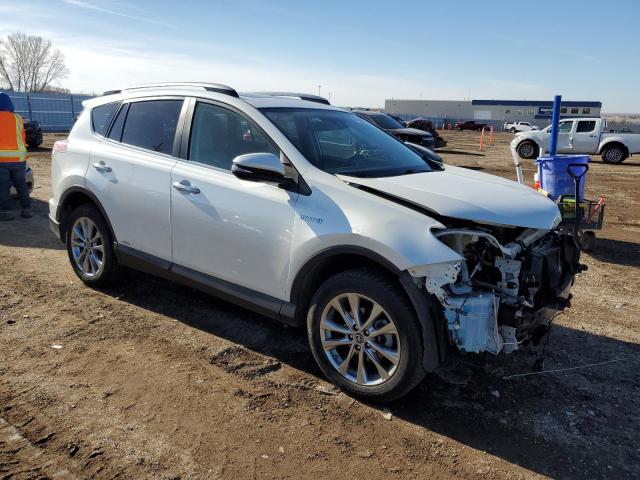 JTMDJREV0JD158923 - 2018 TOYOTA RAV4 HV LIMITED WHITE photo 4