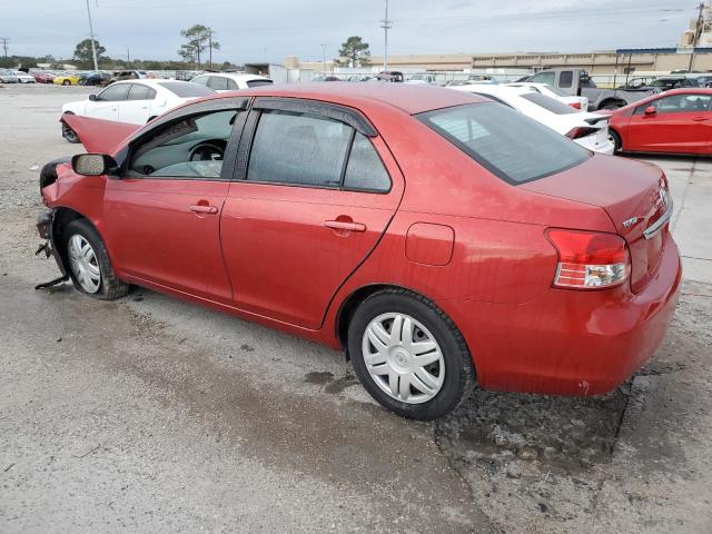 JTDBT923984016021 - 2008 TOYOTA YARIS RED photo 2