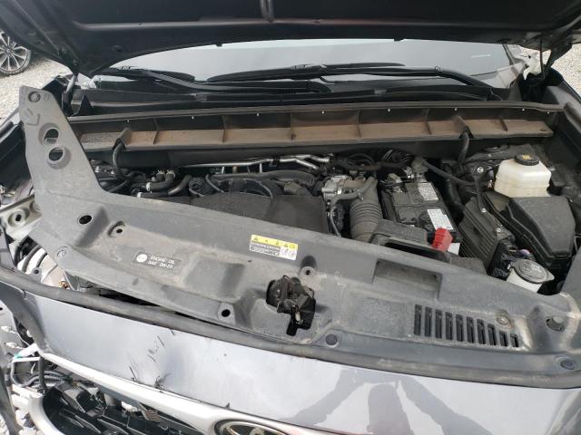 5TDGZRAH0NS128322 - 2022 TOYOTA HIGHLANDER XLE GRAY photo 12