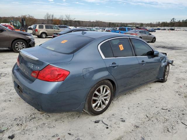 JNKBV61E68M217076 - 2008 INFINITI G35 BLUE photo 3