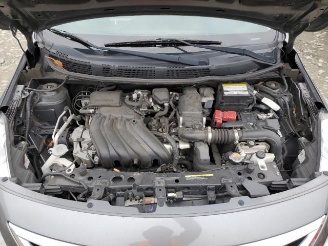 3N1CN7AP4HL829836 - 2017 NISSAN VERSA S GRAY photo 11