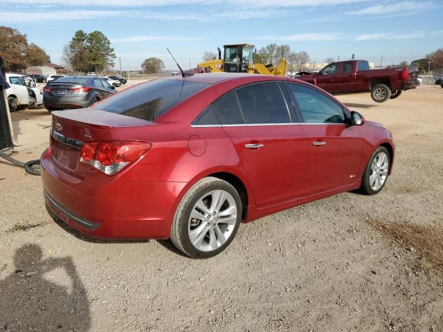 1G1PG5SB4E7372857 - 2014 CHEVROLET CRUZE LTZ RED photo 3