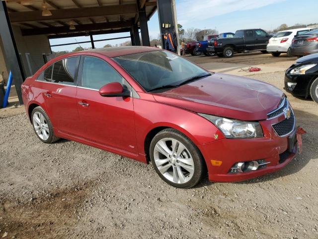 1G1PG5SB4E7372857 - 2014 CHEVROLET CRUZE LTZ RED photo 4