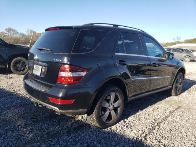 4JGBB8GB2AA620672 - 2010 MERCEDES-BENZ ML 350 4MATIC BLACK photo 3