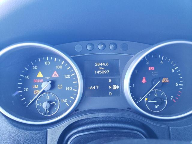 4JGBB8GB2AA620672 - 2010 MERCEDES-BENZ ML 350 4MATIC BLACK photo 9