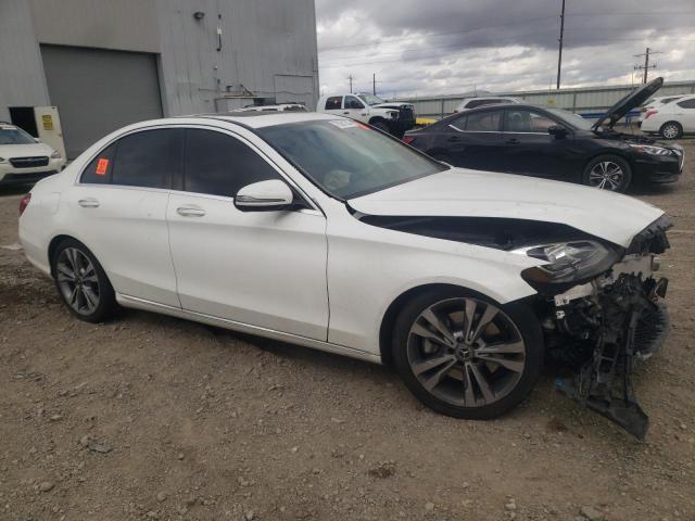 55SWF4JBXJU262108 - 2018 MERCEDES-BENZ C 300 WHITE photo 4