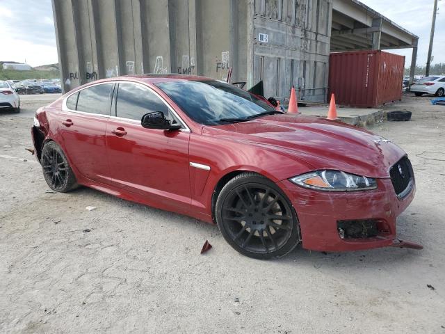 SAJWA0E78D8S93684 - 2013 JAGUAR XF RED photo 4