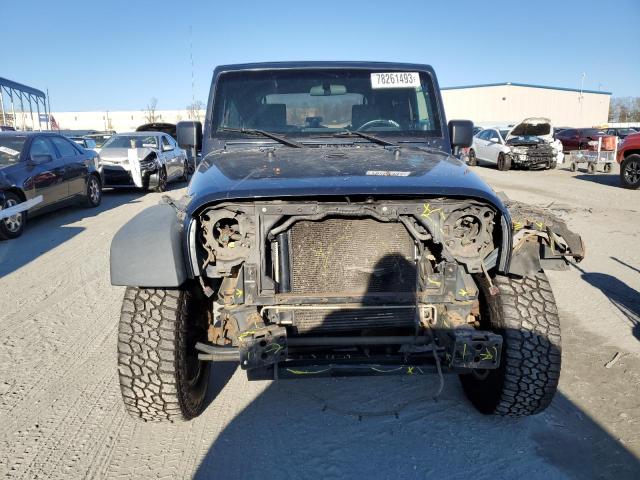 1J4FA24138L550299 - 2008 JEEP WRANGLER X BLUE photo 5