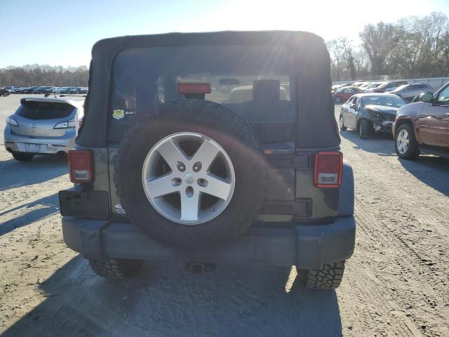 1J4FA24138L550299 - 2008 JEEP WRANGLER X BLUE photo 6