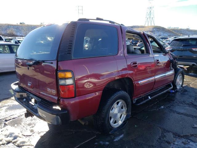 1GKEK13Z84J102649 - 2004 GMC YUKON RED photo 3