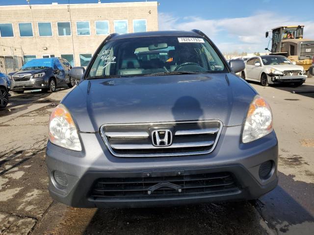 JHLRD78996C055807 - 2006 HONDA CR-V SE GRAY photo 5