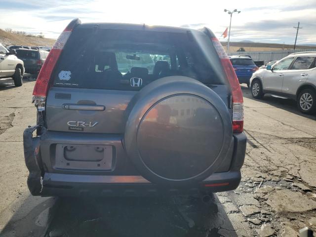 JHLRD78996C055807 - 2006 HONDA CR-V SE GRAY photo 6