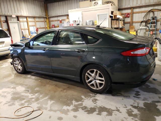 1FA6P0H77G5104009 - 2016 FORD FUSION SE TEAL photo 2