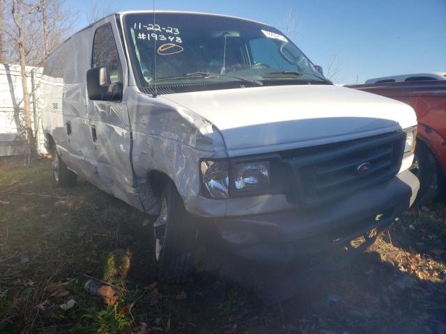 1FTNE14WX7DB30690 - 2007 FORD ECONOLINE E150 VAN WHITE photo 4