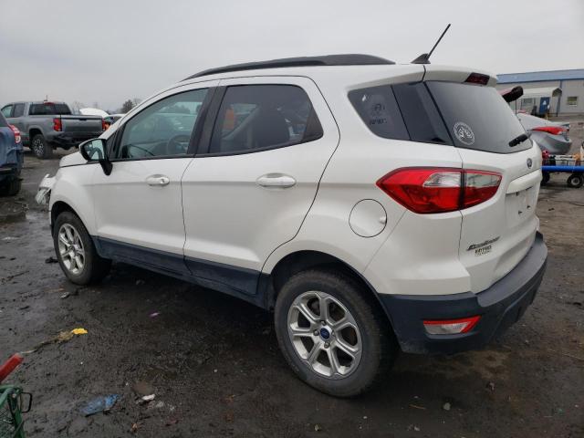 MAJ6S3GL6KC270007 - 2019 FORD ECOSPORT SE WHITE photo 2