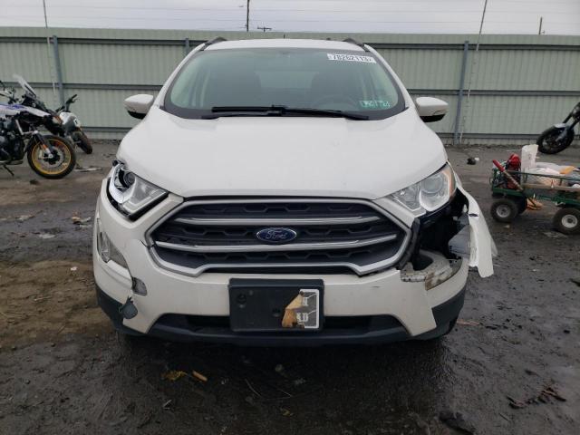 MAJ6S3GL6KC270007 - 2019 FORD ECOSPORT SE WHITE photo 5